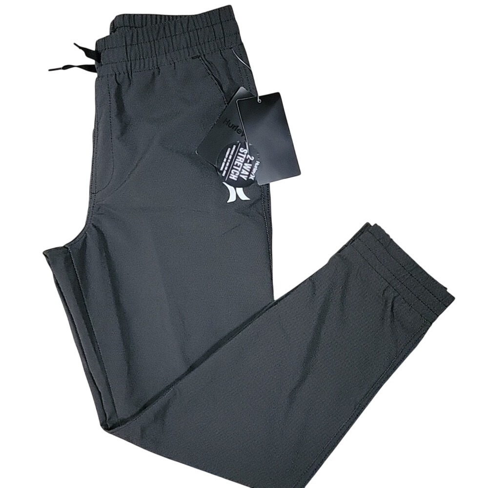 Hurley Kids H2O-Dri 2-Way Stretch Jogger Pants Black Small 984853-023‎